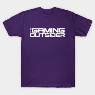 The Gaming Outsider - White Text Only T-Shirt